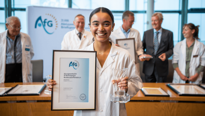 Die AfG hat ihre Wissenschaftspreise 2026 vergeben